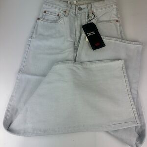 Levi's Premium Women's Ribcage Wide Leg Super Hi-Rise Jeans Size 27X32 New